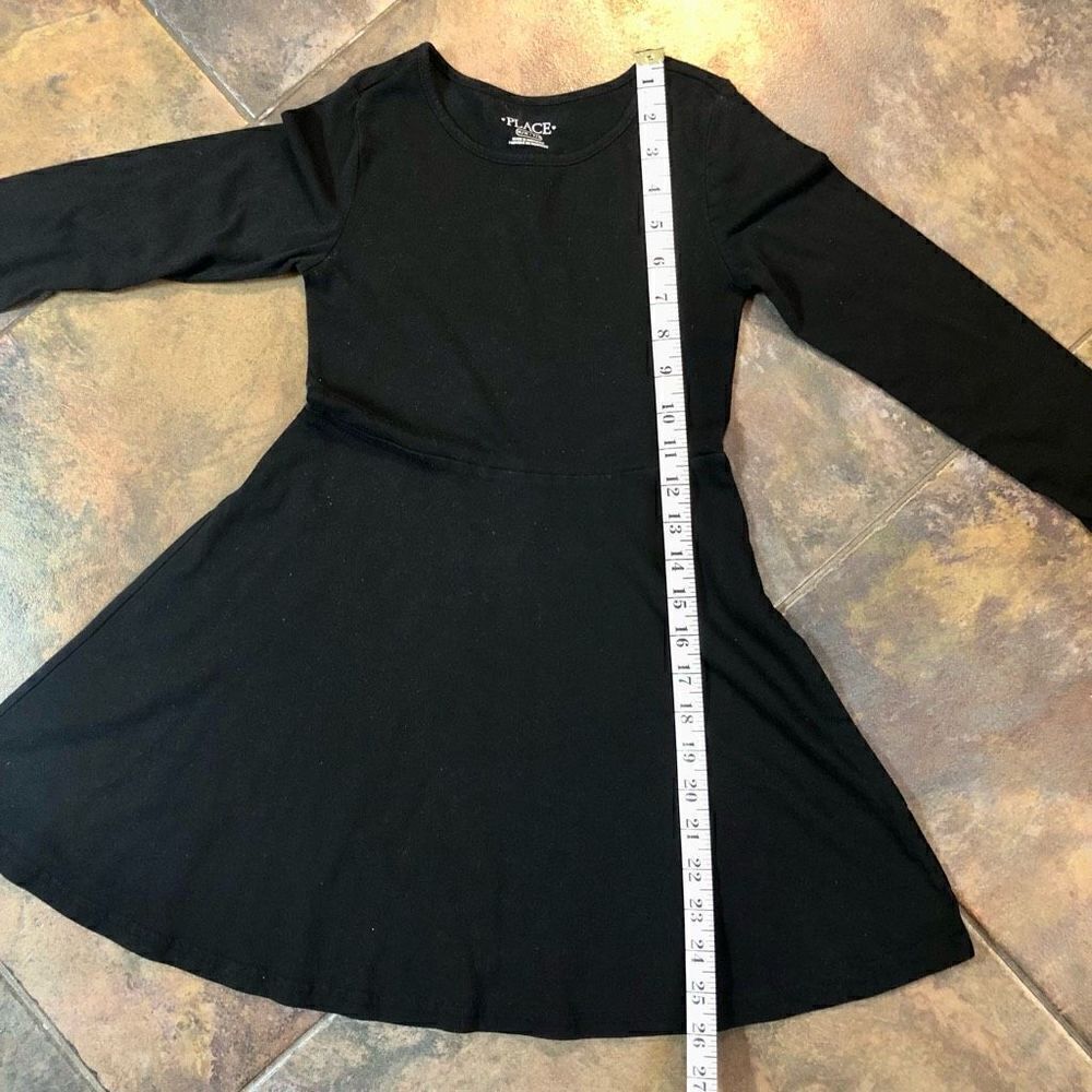 The Children’s Place Long Sleeve Girl’s Skater Dress Size Medium (7/8) - Picture 6 of 9